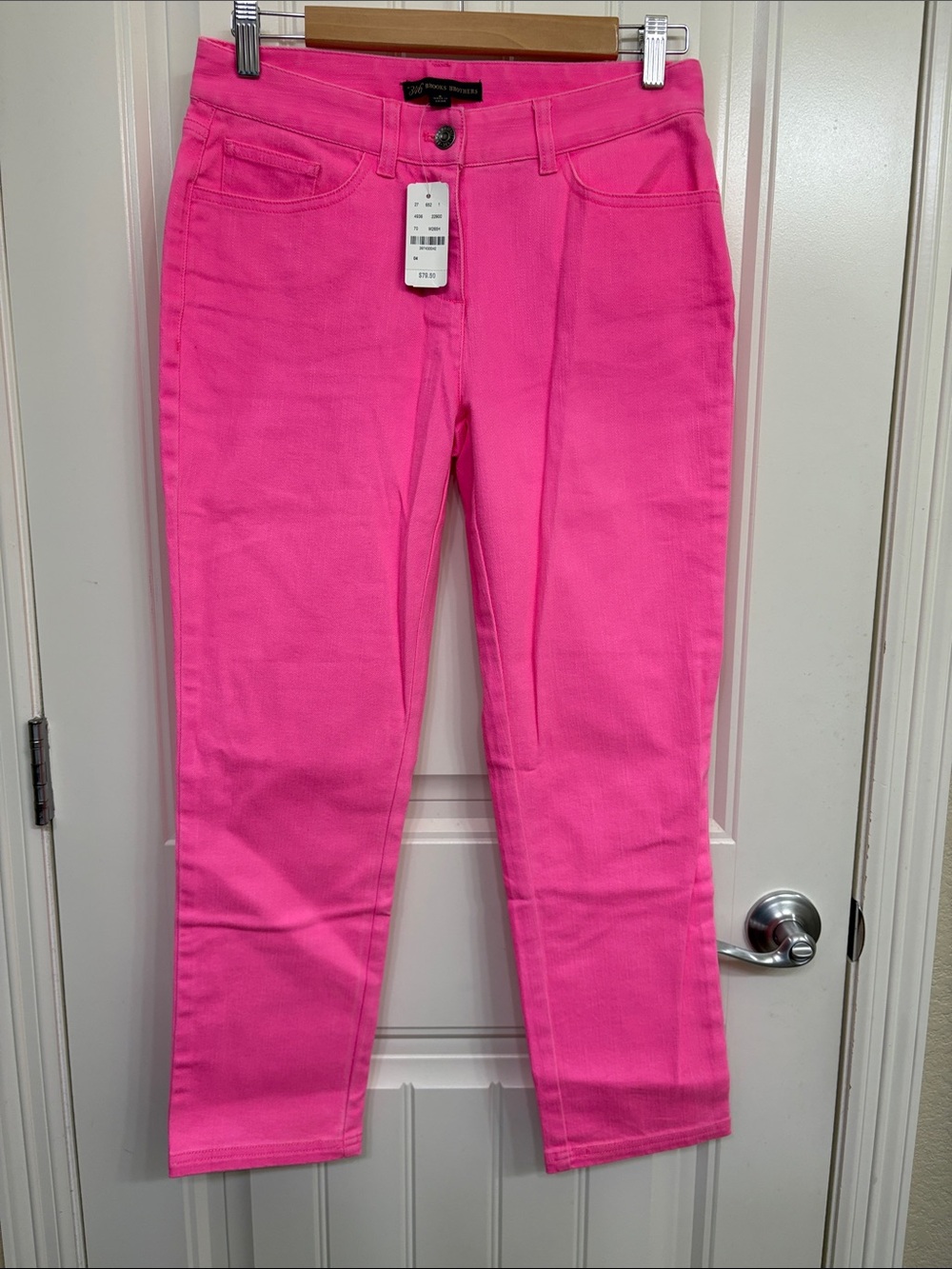 NWT Brooks Brothers 346 Hot Pink Jeans